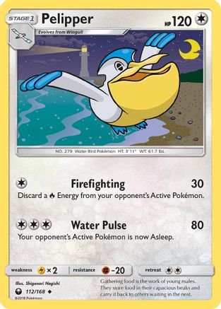 Pelipper - 112/168 - Uncommon - Reverse Holo