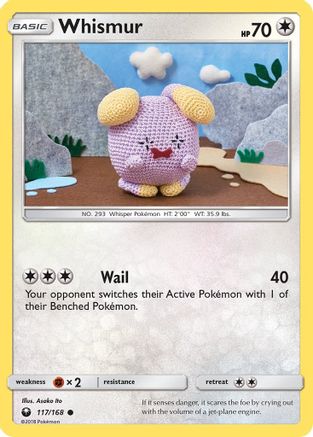 Whismur (117) - 117/168 - Common - Reverse Holo