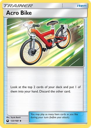 Acro Bike - 123/168 - Uncommon - Reverse Holo