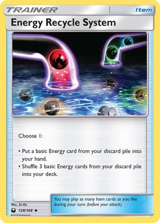 Energy Recycle System - 128/168 - Uncommon - Reverse Holo