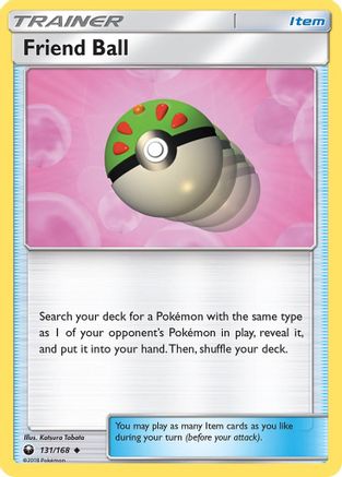 Friend Ball - 131/168 - Uncommon - Reverse Holo