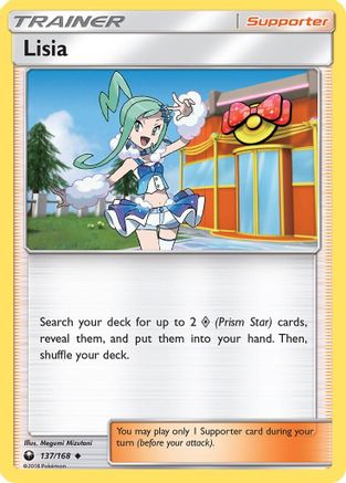 Lisia - 137/168 - Uncommon - Reverse Holo