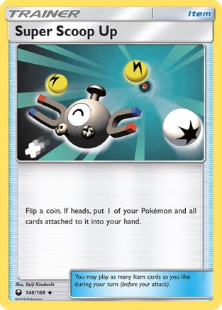 Super Scoop Up - 146/168 - Uncommon - Reverse Holo