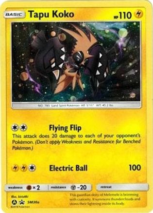 Tapu Koko - SM30a (SM30a/248) Holofoil - Promo