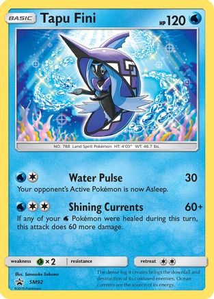 Tapu Fini - SM92  - Holofoil SM Promos - Promo