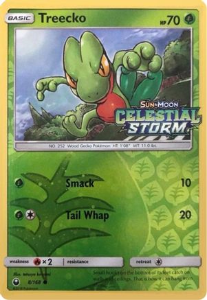 Treecko (Toys R Us) 008/168  - Reverse Holofoil Miscellaneous Cards & Products - Promo