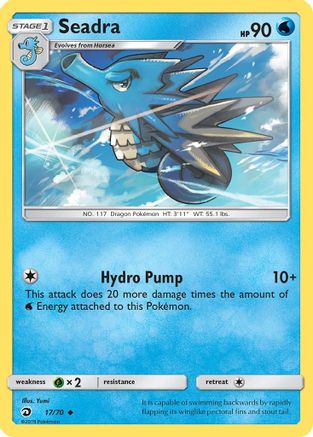 Seadra - 17/70 - Uncommon - Reverse Holo