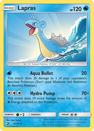 Lapras - 21/70 - Uncommon