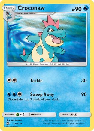 Croconaw - 23/70 - Uncommon