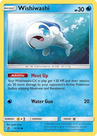 Wishiwashi - 31/70 - Common - Reverse Holo