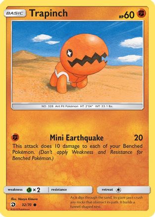 Trapinch - 32/70 - Common - Reverse Holo