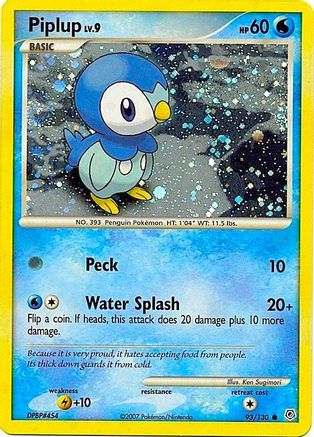 Piplup 93/130 (Cosmo Holo) - Promo