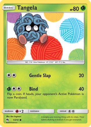 Tangela - 1/214 - Common - Reverse Holo
