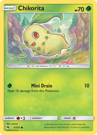 Chikorita (6) - 6/214 - Common