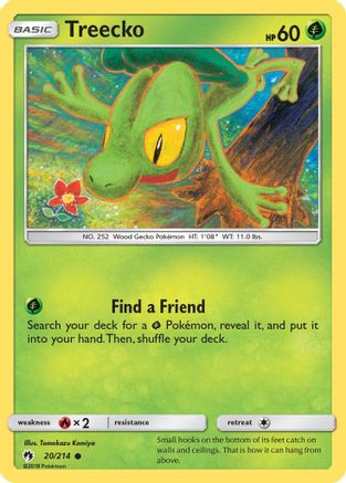 Treecko - 20/214 - Common - Reverse Holo