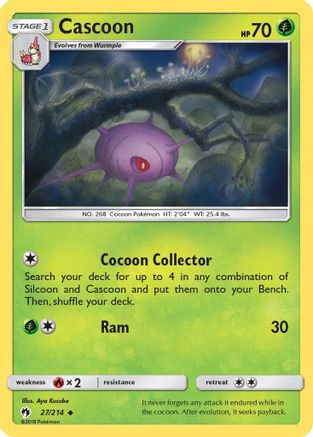 Cascoon - 27/214 - Uncommon - Reverse Holo
