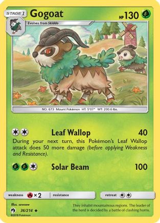 Gogoat - 36/214 - Uncommon - Reverse Holo