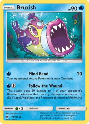 Bruxish - 70/214 - Common - Reverse Holo