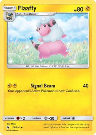Flaaffy - 77/214 - Uncommon - Reverse Holo