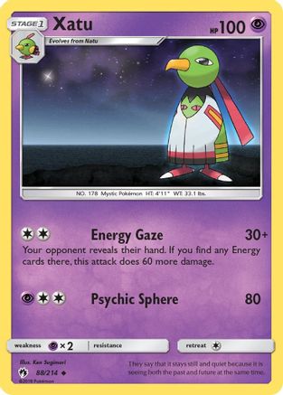 Xatu - 88/214 - Uncommon - Reverse Holo