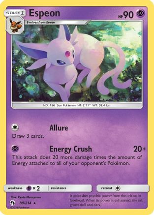 Espeon - 89/214 - Rare