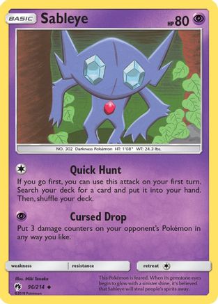 Sableye - 96/214 - Uncommon