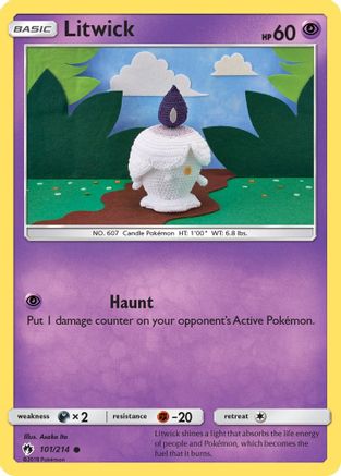 Litwick - 101/214 - Common - Reverse Holo