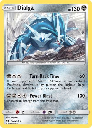 Dialga - 127/214 - Holo Rare - Reverse Holo