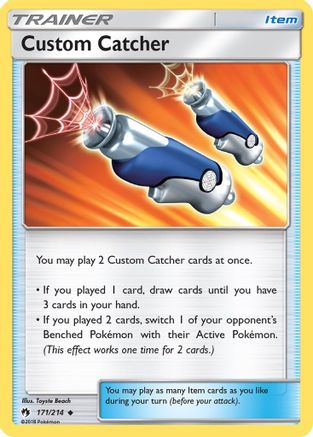 Custom Catcher - 171/214 - Uncommon - Reverse Holo