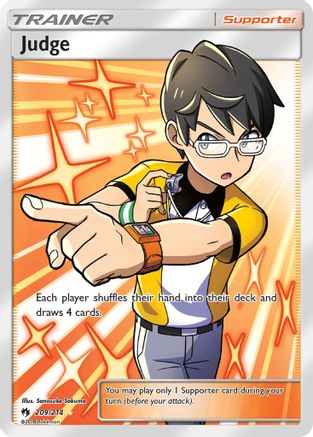 Judge (Full Art) - 209/214 - Ultra Rare