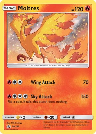 Moltres - SM143  - Holofoil SM Promos - Promo