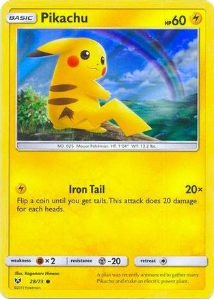Pikachu (Water Web Holo) 028/73  - Holofoil Miscellaneous Cards & Products - Promo