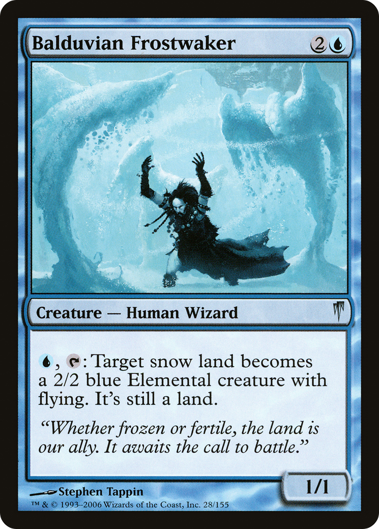 Balduvian Frostwaker (CSP-028)  Foil