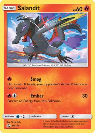 Salandit - SM154  - Holofoil SM Promos - Promo