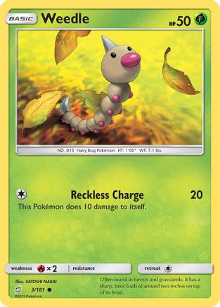 Weedle (3) - 3/181 - Common