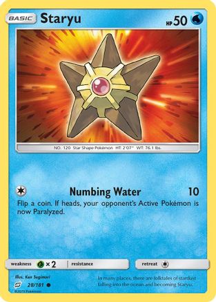 Staryu - 28/181 - Common - Reverse Holo