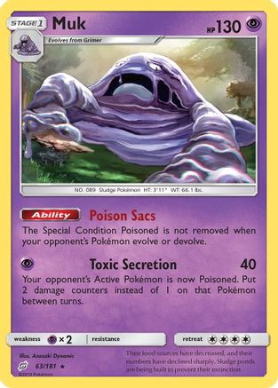 Muk - 63/181 - Rare