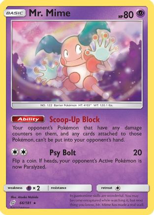 Mr. Mime - 66/181 - Rare - Reverse Holo