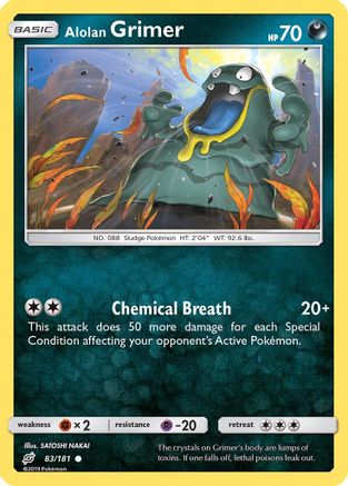 Alolan Grimer - 83/181 - Common