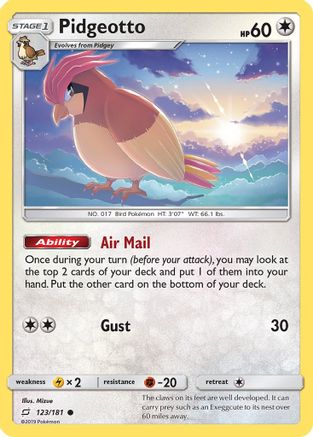 Pidgeotto - 123/181 - Common