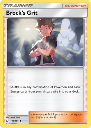 Brock's Grit - 135/181 - Uncommon - Reverse Holo