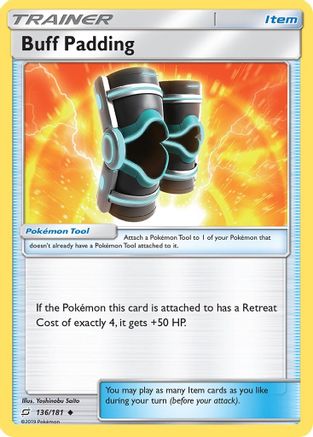 Buff Padding - 136/181 - Uncommon - Reverse Holo