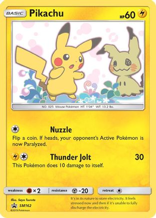 Pikachu SM162  - Holofoil SM Promos - Promo