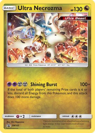 Ultra Necrozma - SM165  - Holofoil SM Promos - Promo