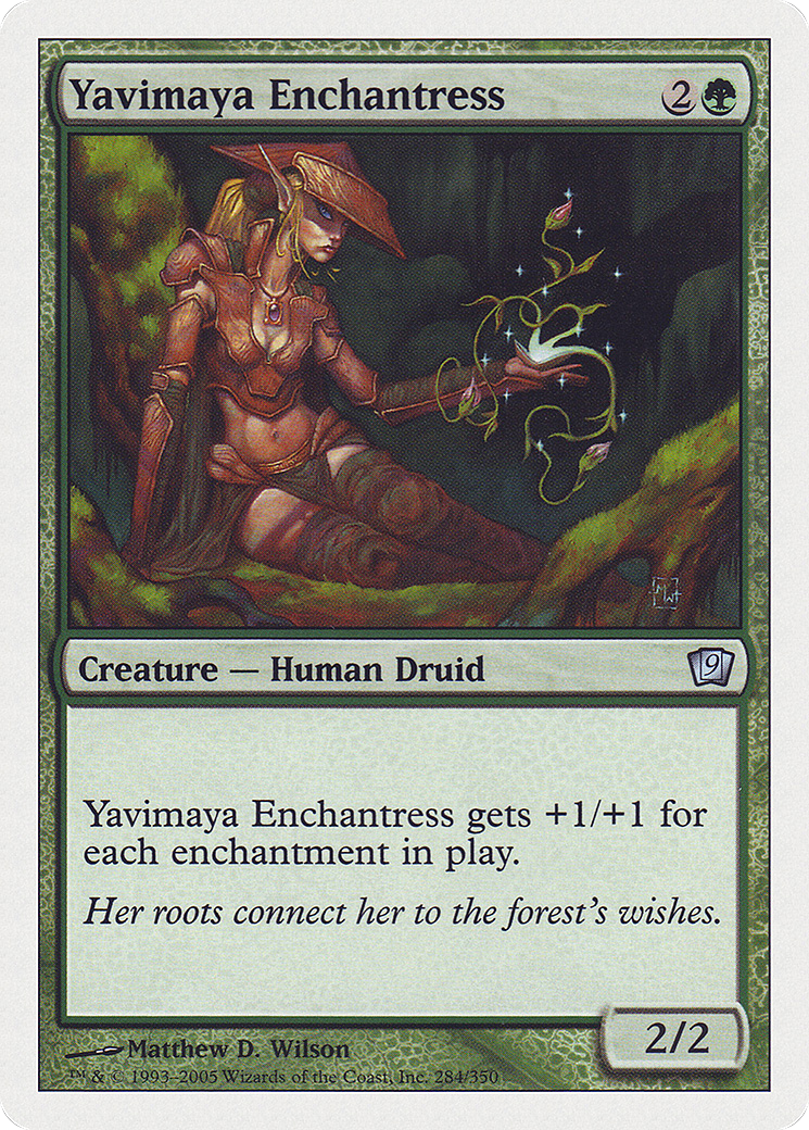 Yavimaya Enchantress (9ED-284)  Foil