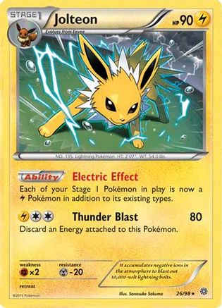Jolteon (Cosmos Holo) 026/98  - Holofoil Miscellaneous Cards & Products - Promo