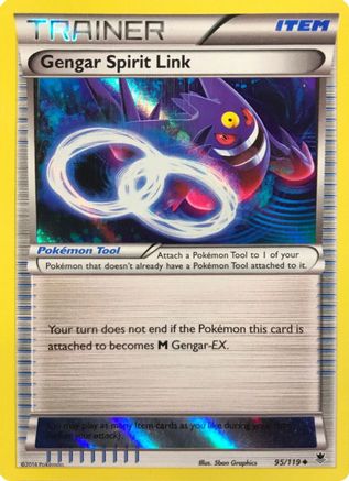 Gengar Spirit Link (Alternate Holo)  095/119  - Holofoil Miscellaneous Cards & Products - Promo