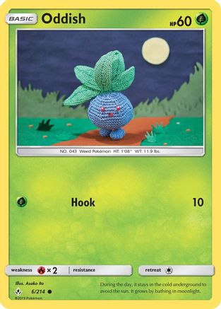 Oddish (6) - 6/214 - Common