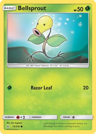 Bellsprout - 13/214 - Common - Reverse Holo