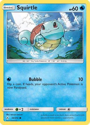 Squirtle - 33/214 - Common